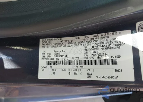 2013 Ford Fiesta S z USA, uszkodzony, nr VIN 3FADP4AJ1DM149831